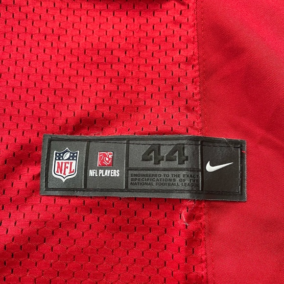 Mens Nike On Field Houston Texans JJ Watt Red Football Stitched Jersey Size 44 - Picture 2 of 6